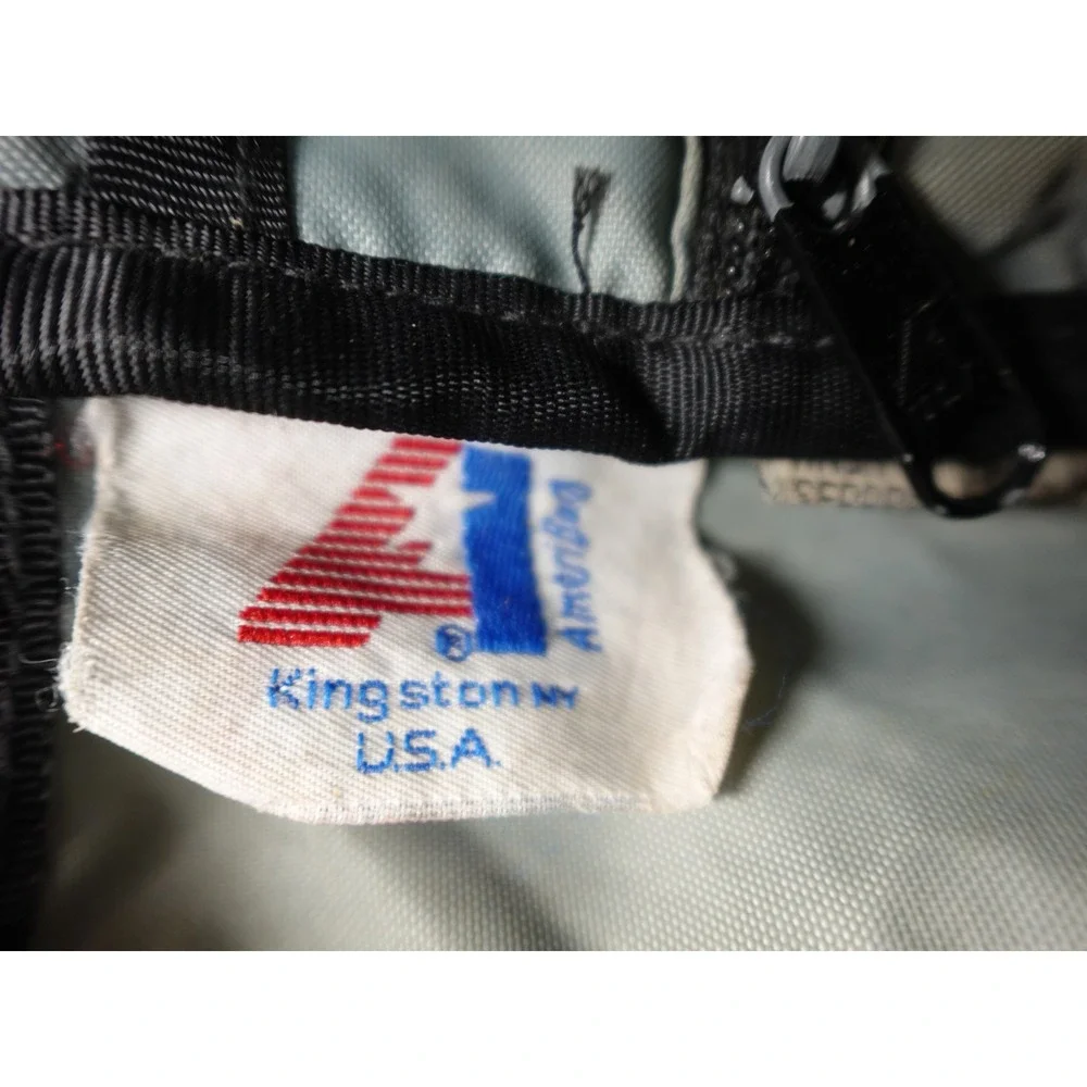 AmeriBag Healthy Back Bag Black Nylon Ergonomic Sling Crossbody Medium USA Made‎